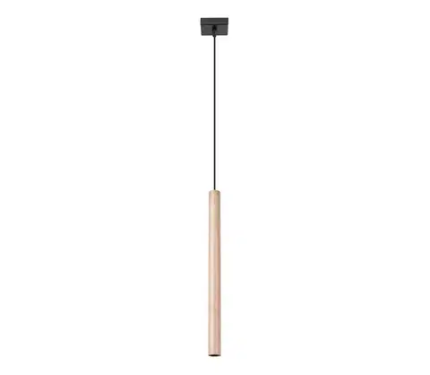 Svietidlá  SL.1266 - Luster na lanku PASTELO 1xG9/8W/230V drevo SL.1266