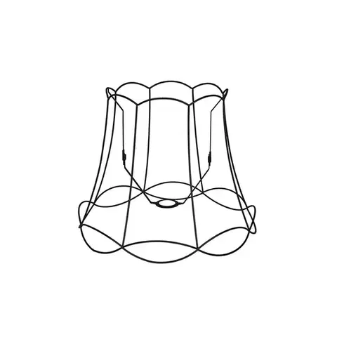 Tienidlo na lampu Kovový tienidlo čierny 45/36 - Granny Frame