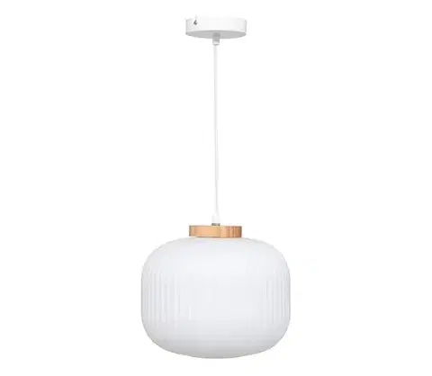 Svietidlá Atmosphera - Závesný luster na lanku TRAVIS 1xE27/25W/230V borovica 202693