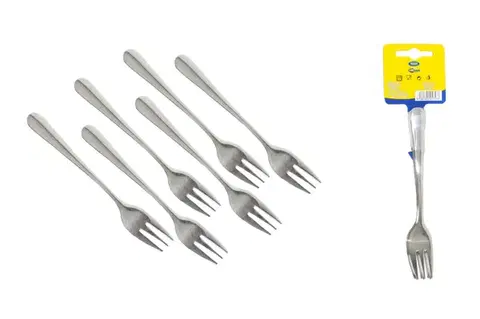 Príbory MAKRO - Vidlička dezertná Resto 6ks