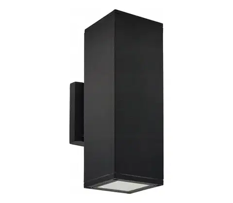Svietidlá SmartLED Vonkajšie nástenné svietidlo 2xGU10/35W/230V IP54 čierne 5937