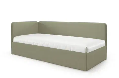 Postele ArtPK Jednolôžková posteľ ENZO s výklopným roštom | ľavá 90 x 200 cm Farba: Kronos 46