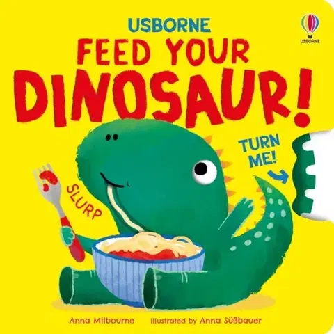 Leporelá, krabičky, puzzle knihy Feed your Dinosaur - Anna Milbourne
