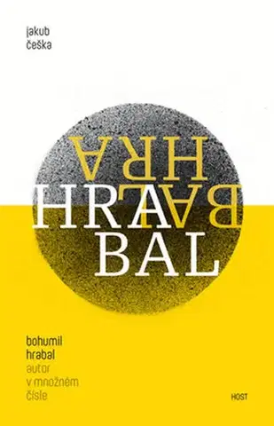 Česká beletria Bohumil Hrabal - autor v množném čísle - Jakub Češka