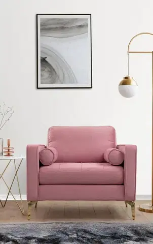 Kreslá Kreslo ušiak Rome - Rose