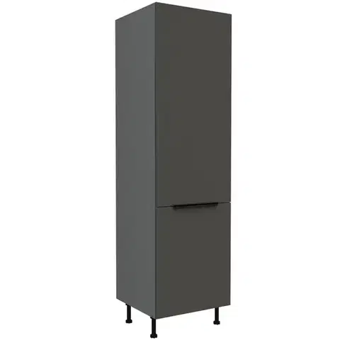 Kuchynské skrinky stojace Kuchynská skrinka Aria-Gr/Ant Anti Fingerprint 60dk-215 2f