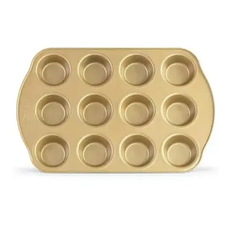 Formy na pečenie Kinekus Forma na muffiny 41x27 BakerGold