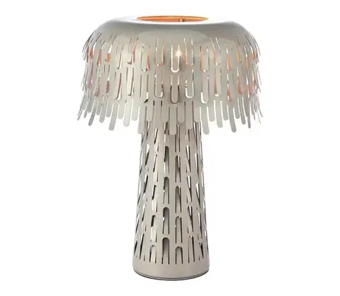 Lampy Markslöjd 109005 - Stolná lampa VERBERA 1xE14/40W/230V sivá 109005