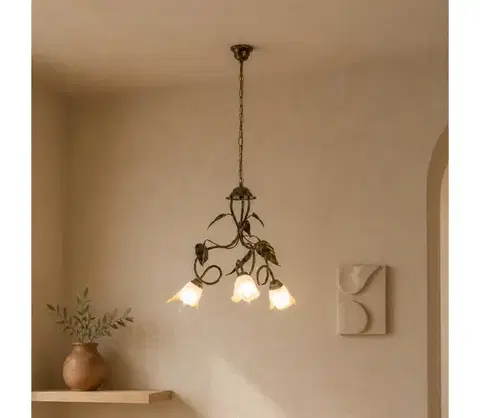 Svietidlá ONLI - Luster na reťazi MIRANDA 3xE14/6W/230V 4620/3