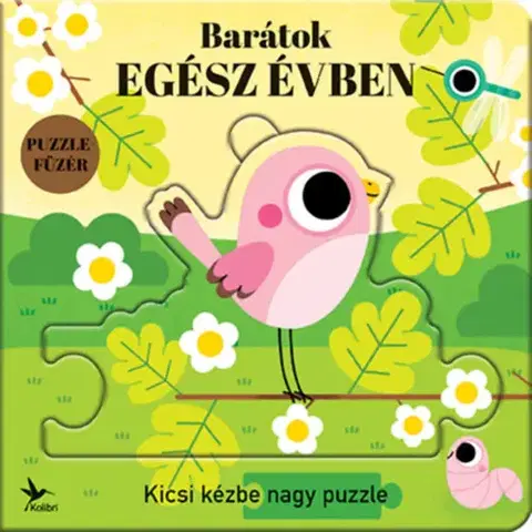 Leporelá, krabičky, puzzle knihy Barátok egész évben - Kicsi kézbe nagy puzzle