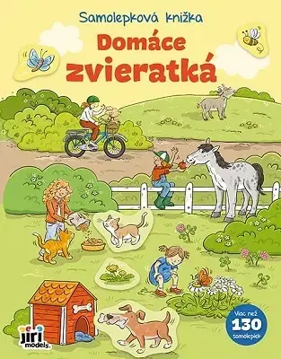 Nalepovačky, vystrihovačky, skladačky Samolepková knižka - Domáce zvieratká
