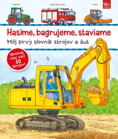Leporelá, krabičky, puzzle knihy Hasíme, bagrujeme, staviame - Kolektív autorov
