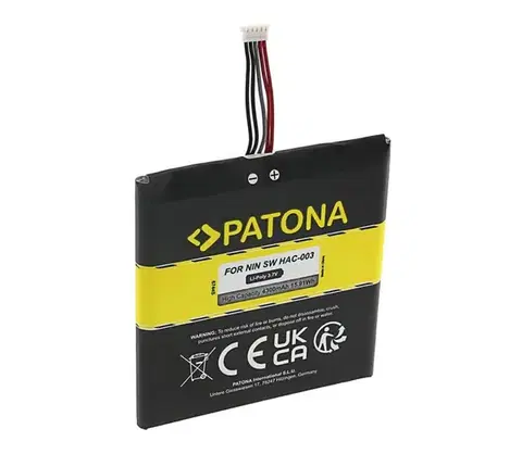 Predlžovacie káble PATONA - Aku Nintendo Switch HAC-003 4300mAh Li-Pol 3,7V PT6744