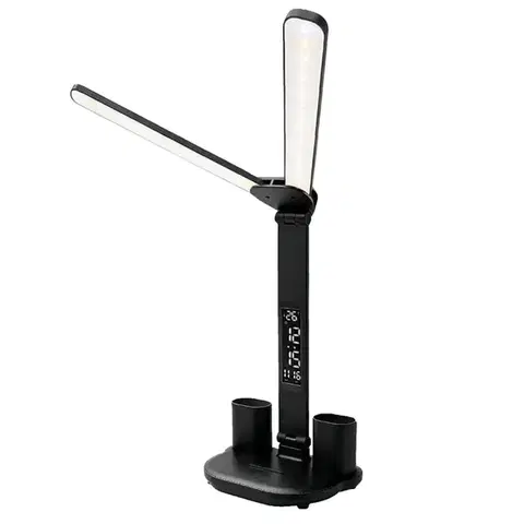 Stolné lampy na písací stôl Stolová lampa DALIS CZARNY CCT 11W DIM USB LB1
