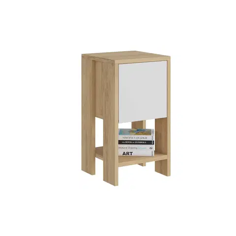 Konferenčné stolíky Nočný stolík Ema Sapphire Oak