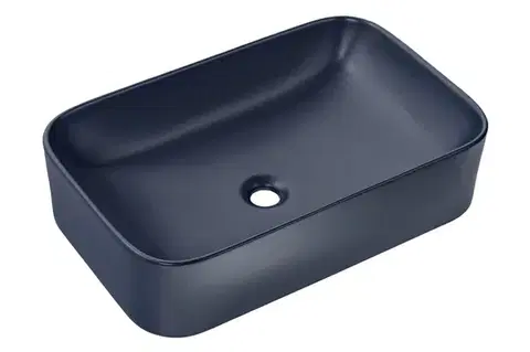 Umývadlá ArtCom Keramické umývadlo KAMA MNB-60 | tmavomodrý mat 60 cm