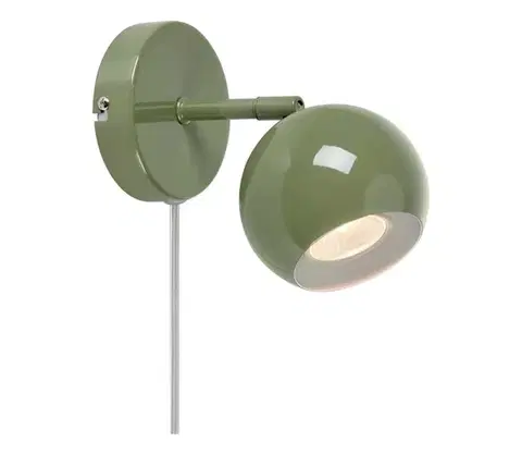 Svietidlá Markslöjd 108985 - Nástenné bodové svietidlo POP 1xGU10/7W/230V zelené 108985