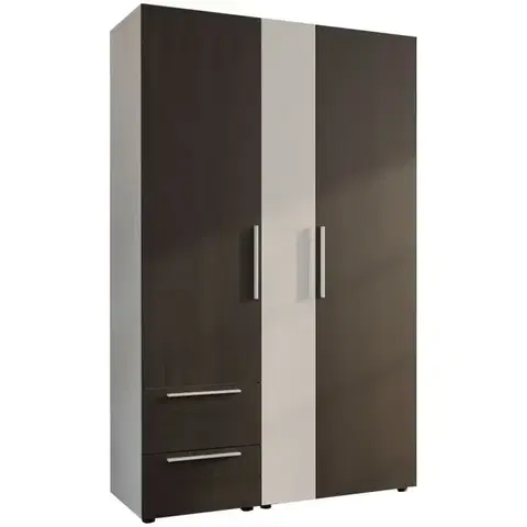Šatníkové skrine Skriňa Moduklix Set 3 Biela/Dub Cabezone