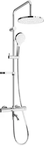 Sprchy a sprchové panely MEXEN/S - KX05 vaňový stĺp s termostatickou batériou, chróm / biela 779000591-00