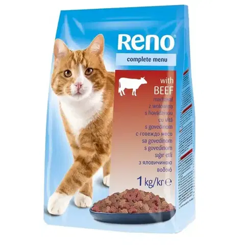 Záhrada Reno Granuly pre mačku hovädzie mäso 1 kg
