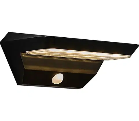 Svietidlá Nordlux - LED solárne nástenné svietidlo s čidlom AGENA LED/5W/3,7V IP44 2118221003