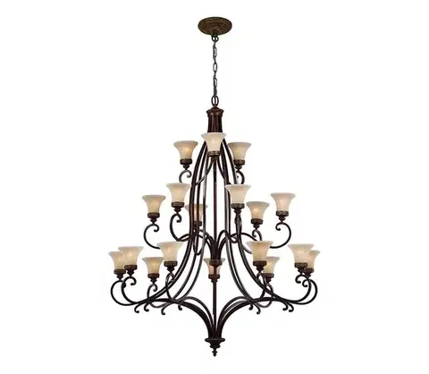 Svietidlá Elstead Feiss FE-DRAWING-ROOM18 - Luster na reťazi DRAWING ROOM 18xE27/60W/230V FE-DRAWING-ROOM18