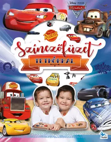 Pre deti a mládež - ostatné Színezőfüzet tetkókkal - Verdák 3.