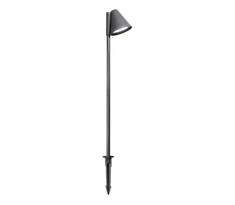 Záhradné lampy Viokef Lighting Vonkajšie svietidlo GILBERT 1xGU10/20W/230V IP65 antracit 4255900