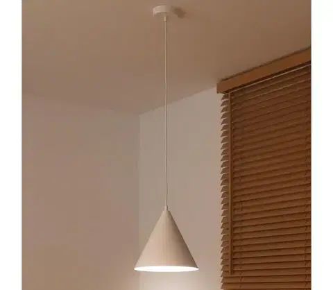 Svietidlá  - Závesný luster na lanku IRONLINE 1xG9/3W/230V, pr. 25 cm, biela 70606