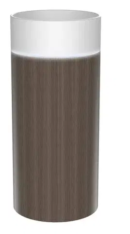 Umývadlá SAPHO - OASIS keramické umývadlo voľne stojace priemer 40x89cm, biela/dub pimento AS408-K2774