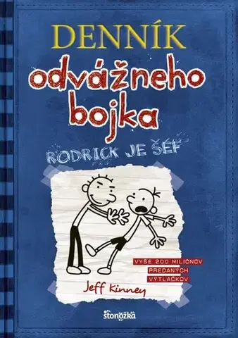 Dobrodružstvo, napätie, western Denník odvážneho bojka 2: Rodrick je šéf, 3. vydanie - Jeff Kinney,Elena Guričanová