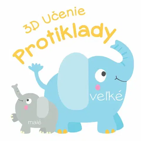 3D, magnetické, priestorové knihy 3D Učenie Protiklady