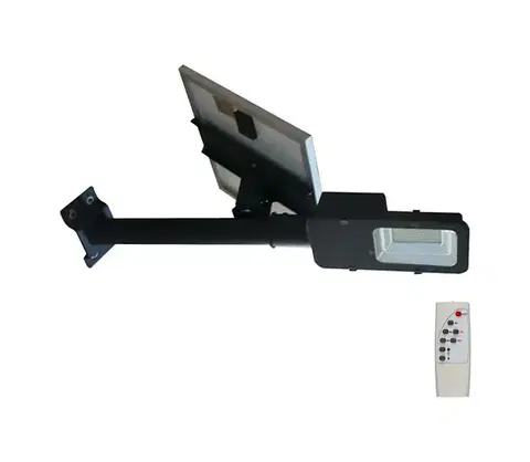 Záhradné lampy  LED Stmievateľná solárna pouličná lampa LED/50W/6,4V 4000K IP65 + diaľkové ovládanie 5502