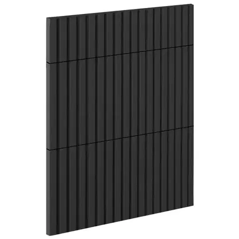 Kuchynské skrinky Čelo skrinky Luxeo F14-D60S3-AX ryfla black