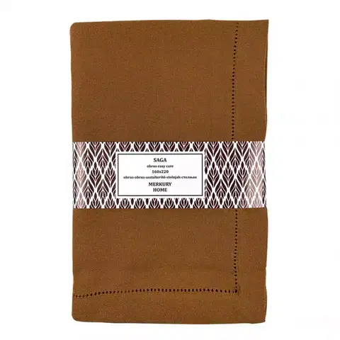 Bytový textil Obrus SAGA horčicová 160x220 easy care