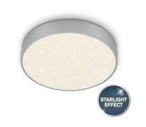 Svietidlá Briloner 7073-414 -LED Stropné svietidlo STAR SKY LED/16W/230V pr. 21 cm strieborná 7073-414