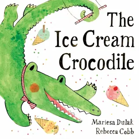 Leporelá, krabičky, puzzle knihy The Ice Cream Crocodile - Mariesa Dulak