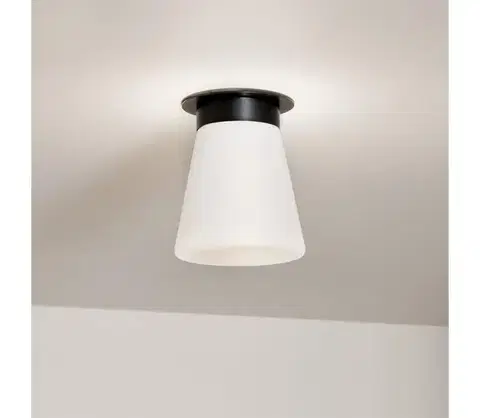 Svietidlá Elstead Kichler KL-ALBERS-F-T-BK-Stropné svietidlo ALBERS 1xE27/40W/230V pr.21,6cm čierna KL-ALBERS-F-T-BK