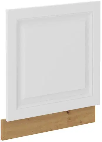 Kuchynské skrinky STELLA ZM 570X596 dvierka na umývačku riadu, biela/dub Artisan