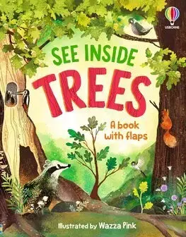 Leporelá, krabičky, puzzle knihy See Inside Trees - Emily Bone,Wazza Pink
