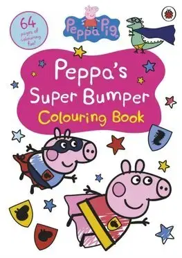 Pre deti a mládež - ostatné Peppa Pig: Peppa’s Super Bumper Colouring Book