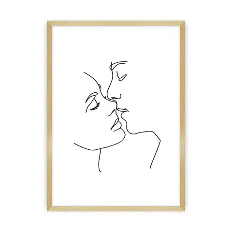 Obrazy Plagát Kiss Line