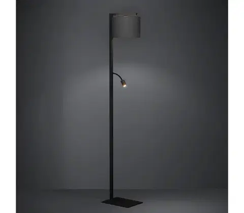 Lampy Eglo 390068 - LED Stojacia lampa FOLIGNO 1xE27/40W/230V + LED/3,8W 390068