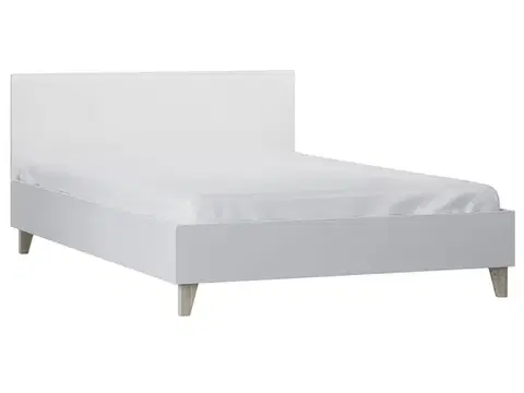 Postele KONDELA Fiera 90 posteľový rám biela