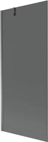 Sprchové dvere MEXEN/S - Next vaňová zástena FIX 80 x 150, grafit, grafit metal 895-080-000-00-40-95