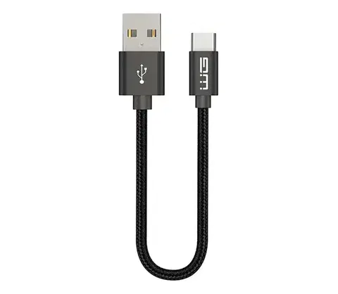 Predlžovacie káble Winner Group - USB kábel USB-C / USB-A 60W 20cm čierna WINKATYPC20CM