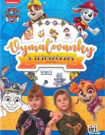 Nalepovačky, vystrihovačky, skladačky Vymaľovanky s tetovačkami: Labková patrola