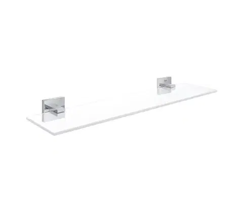 Svietidlá GROHE 41109000 - Sklenená polička START CUBE 530 mm lesklý chróm 41109000