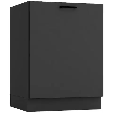 Kuchynské skrinky stojace Kuchynská skrinka Anika D60 PC P/L grafit/grafit