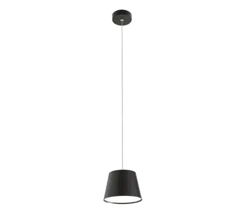 Svietidlá Redo 01-1496 - LED luster na lanku LOLLI LED/6W/230V pr. 14 cm čierna 01-1496